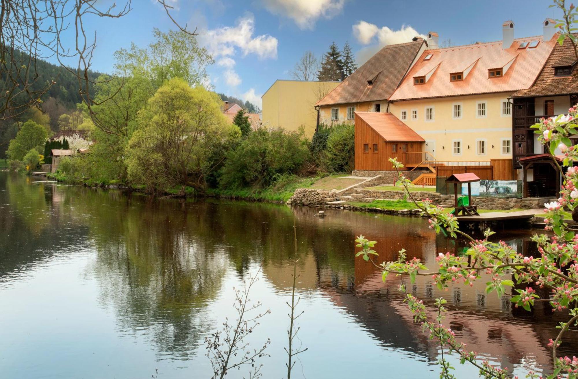 Pension U Farni Skoly Rožmberk nad Vltavou Exterior foto